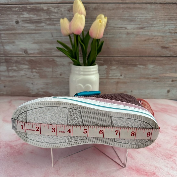 💠 JoJo Siwa Shoes - Girls Pink Sequined High Top Sneakers💠 - Picture 7 of 8